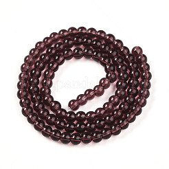 Transparent Glass Beads Strands&nbsp;GLAA-T032-T4mm-19