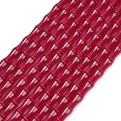 Lab Grown Red Corundum Beads Strands&nbsp;GG-CBAC488-03B