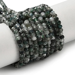 Natural Moss Agate Beads Strands&nbsp;X-G-C228-A01-2x3mm