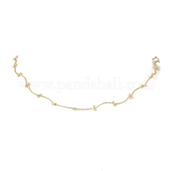 Brass Twist Bar Link Chain Necklaces&nbsp;NJEW-JN05387