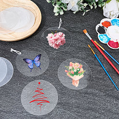 20Pcs Transparent Acrylic Big Pendants&nbsp;FIND-SP0005-61