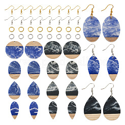 DIY Geometry Dangle Earring Making Kit&nbsp;DIY-TA0004-37