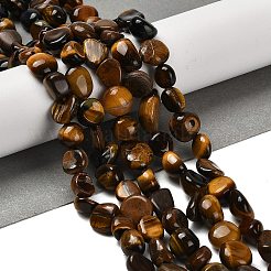 Natural Tiger Eye Beads Strands&nbsp;G-P497-01E-20
