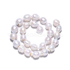 Natural Baroque Pearl Keshi Pearl Beads Strands&nbsp;PEAR-S019-02E-02