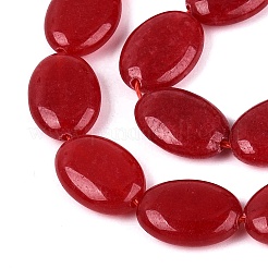 Dyed Natural White Jade Beads Strands&nbsp;G-N370-01A-10