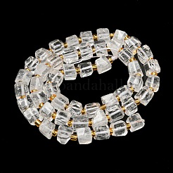 Natural Quartz Crystal Beads Strands&nbsp;G-G053-B15-01A