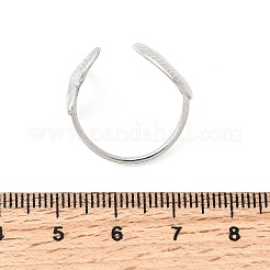 Ocean 5Pcs 304 Stainless Steel Open Cuff Rings for Women&nbsp;RJEW-K313-06P