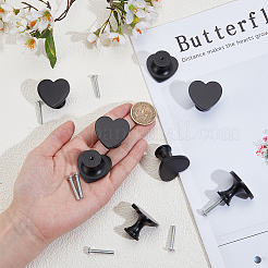 8 Bags Heart Alloy Drawer Knobs&nbsp;FIND-GO0004-01