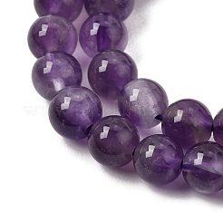 Natural Amethyst Beads Strands&nbsp;G-S333-6mm-020