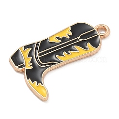 Western Cowboy Theme Alloy Enamel Pendants&nbsp;ENAM-A008-22KCG-02