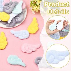 48Pcs 6 Colors Cloth Ornament Accessories&nbsp;DIY-SC0032-26