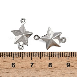 304 Stainless Steel Connector Charms&nbsp;STAS-L297-10P