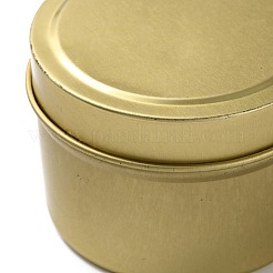 (Defective Closeout Sale: Scratched) Round Iron Tin Cans&nbsp;CON-XCP0002-26