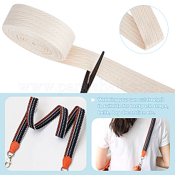 5 Yards Polycotton Ribbon&nbsp;OCOR-WH0045-24C