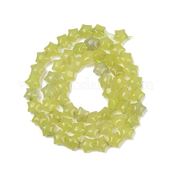 Natural Lemon Jade Beads Strands&nbsp;G-Z080-A14-8mm