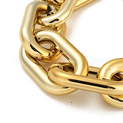 Chunky CCB Plastic Curb/Cable Chain Necklaces for Women&nbsp;NJEW-K261-01A-G-1