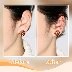 12Pcs Brass Earring Nuts&nbsp;KK-BBC0016-32