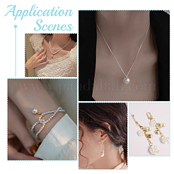 48Pcs 6 Styles Resin Imitation Pearl Pendants&nbsp;FIND-PH0026-36