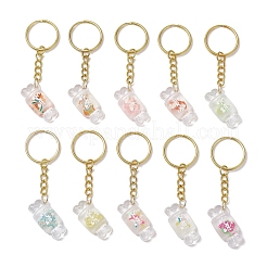 Transparent Resin Pendants Keychain&nbsp;KEYC-JKC01220