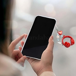 5Pcs Acrylic & Plastic Mobile Straps&nbsp;HJEW-YW00444