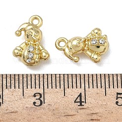 Christmas Alloy Crystal Rhinestone Pendants&nbsp;FIND-L026-01F-G