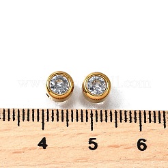 201 Stainless Steel Rhinestone Beads&nbsp;STAS-F318-02G