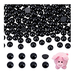 Acrylic Half Round Beads&nbsp;OACR-PH0004-63C