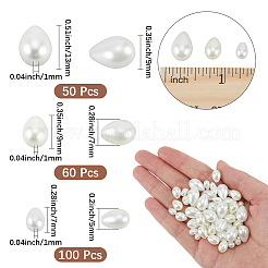 210Pcs 3 Styles Glass Pearl Teardrop Beads&nbsp;HY-PA0001-02