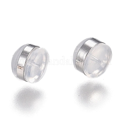 Brass Rings Silicone Ear Nuts&nbsp;SIL-N003-03S