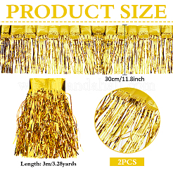 Plastic Foil Fringe Curtains&nbsp;DIY-WH0028-106C