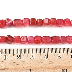 Natural Dragon Veins Agate(Dyed & Heated) Beads Strands&nbsp;G-G177-E18-03