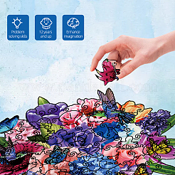 DIY Wooden Assembly Animal Toys Kits for Boys and Girls&nbsp;AJEW-WH0344-0006
