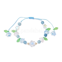 Natural Quartz Beads Braided Bead Bracelets&nbsp;BJEW-MZ00167-04