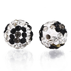 Polymer Clay Rhinestone Beads&nbsp;RB-N051-012A