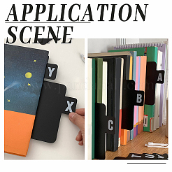 52Pcs PP Plastic Binder Dividers&nbsp;DIY-GO0003-08