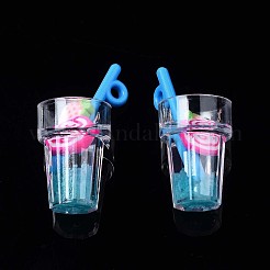 Imitation Fruit Tea Resin Pendants&nbsp;CRES-S359-31