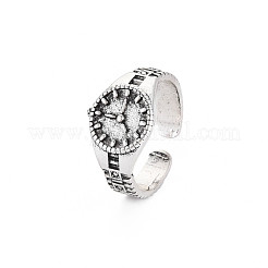 Watch Shape Open Cuff Ring&nbsp;RJEW-S038-212