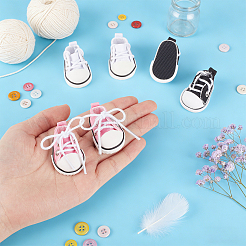 3 Pairs 3 Colors Coth Doll Shoes&nbsp;DIY-NB0015-84