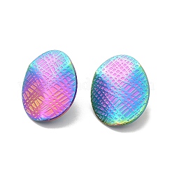 Ion Plating(IP) 304 Stainless Steel Stud Earrings Findings&nbsp;STAS-B041-03MC