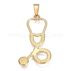304 Stainless Steel Pendant Rhinestone Settings&nbsp;STAS-I127-098G