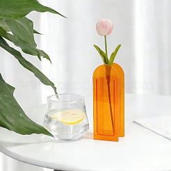 Rectangle Acrylic Vases Display Decorations&nbsp;AJEW-WH0816-557A