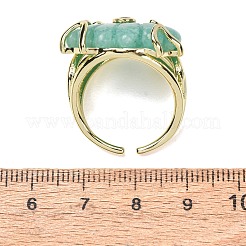 Natural Amazonite Cuff Rings&nbsp;GG-CBA5FCC-04G-05