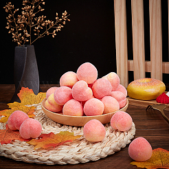 Mini Foam Imitation Peaches&nbsp;DJEW-WH0038-30