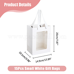 Rectangle Paper Storage Bags with Handle&nbsp;ABAG-WH0046-26A-01
