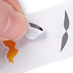 Self Adhesive Beard Pattern Sticker&nbsp;LS-DIY-I067-01