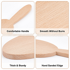 Handmade Wooden Clay Cup Paddle&nbsp;WOOD-WH0029-114
