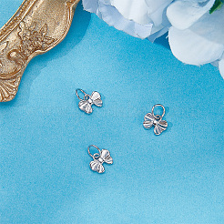 3Pcs 925 Sterling Silver Bowknot Charms&nbsp;STER-BBC0008-41