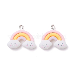 Opaque Resin Pendants&nbsp;RESI-F030-09
