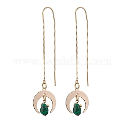 Natural & Synthetic Mixed Gemstone Teardrop Dangle Stud Earrings&nbsp;EJEW-JE05712