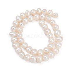 Natural Cultured Freshwater Pearl Beads Strands&nbsp;PEAR-I007-07J-02A